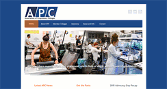 Desktop Screenshot of apc-colleges.org